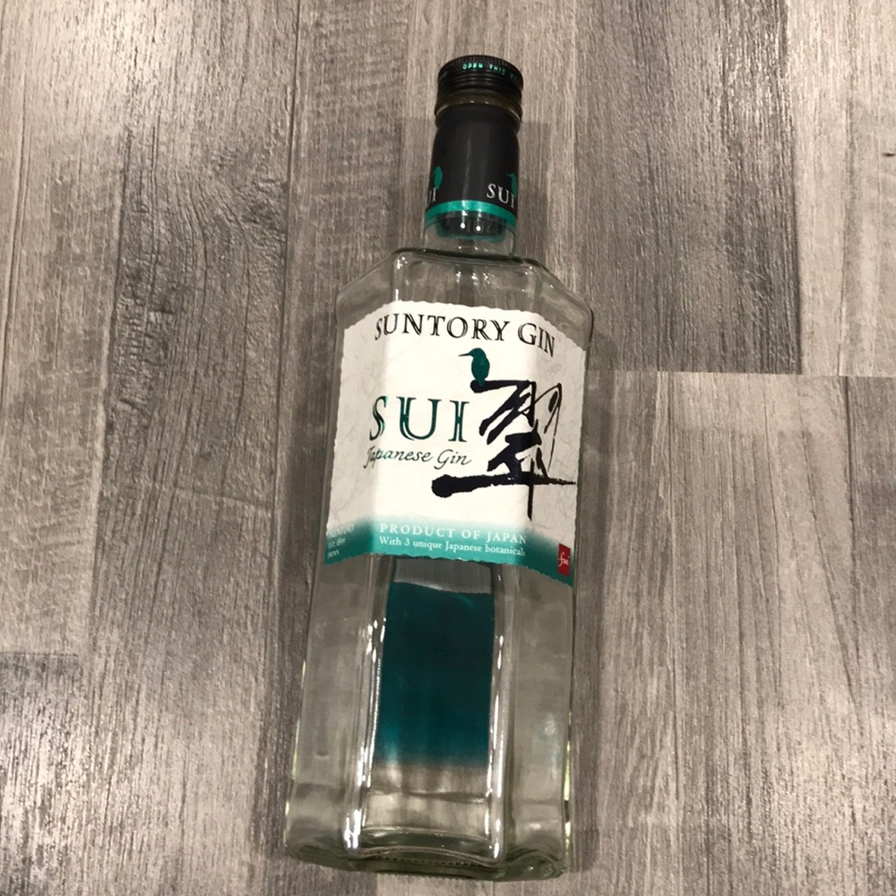 Japanese sui gin empty bottle! For your crafts